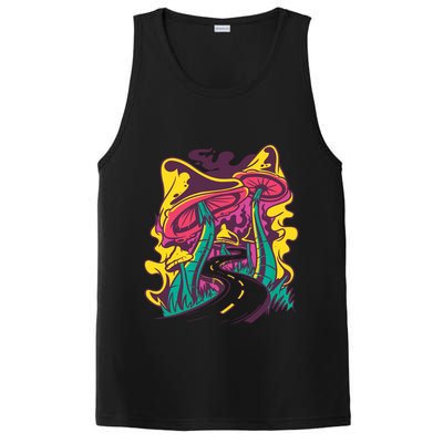 Trippy Mushroom Road PosiCharge Competitor Tank
