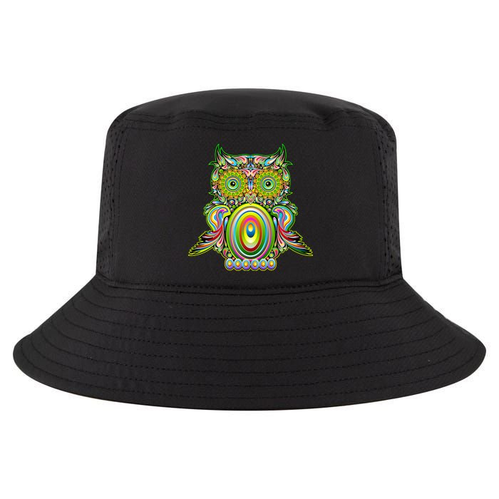 Trippy Owl Cool Comfort Performance Bucket Hat