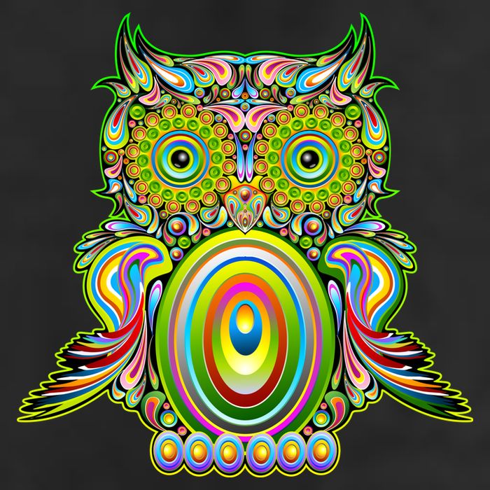 Trippy Owl Cool Comfort Performance Bucket Hat