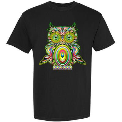 Trippy Owl Garment-Dyed Heavyweight T-Shirt