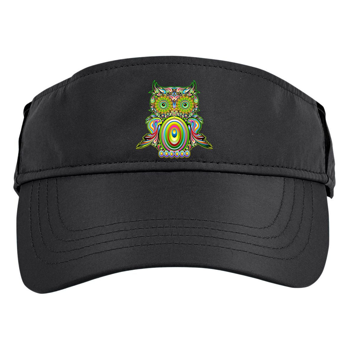 Trippy Owl Adult Drive Performance Visor
