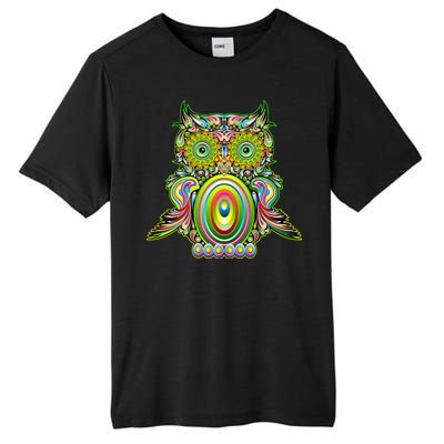 Trippy Owl Tall Fusion ChromaSoft Performance T-Shirt