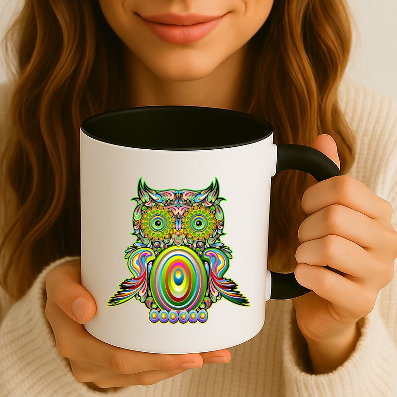 Trippy Owl Mug