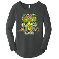 Trippy Owl Women's Perfect Tri Tunic Long Sleeve Shirt