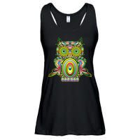 Trippy Owl Ladies Essential Flowy Tank