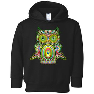 Trippy Owl Toddler Hoodie