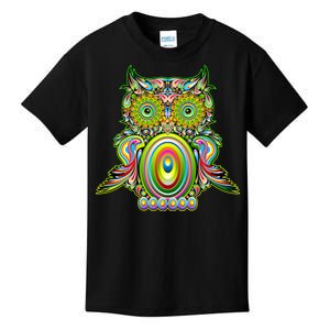 Trippy Owl Kids T-Shirt