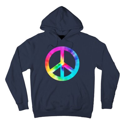 Trippy Rainbow Peace Sign Hoodie