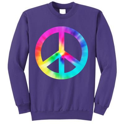 Trippy Rainbow Peace Sign Sweatshirt