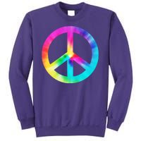 Trippy Rainbow Peace Sign Sweatshirt