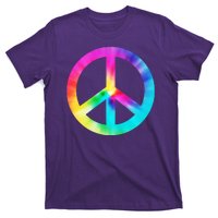 Trippy Rainbow Peace Sign T-Shirt