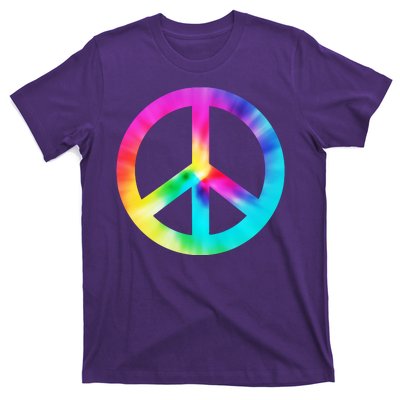 Trippy Rainbow Peace Sign T-Shirt