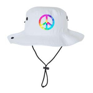 Trippy Rainbow Peace Sign Legacy Cool Fit Booney Bucket Hat