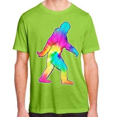 Trippy Sasquatch Tie Dye Colorful Bigfoot Adult ChromaSoft Performance T-Shirt