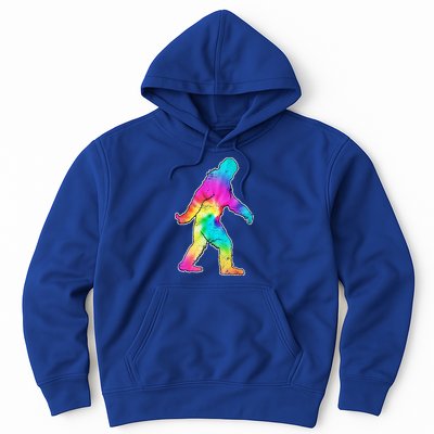Trippy Sasquatch Tie Dye Colorful Bigfoot Hoodie