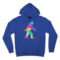 Trippy Sasquatch Tie Dye Colorful Bigfoot Hoodie