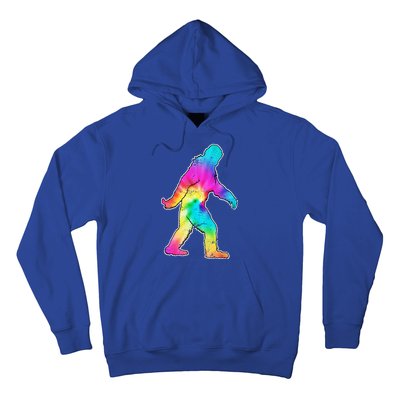 Trippy Sasquatch Tie Dye Colorful Bigfoot Hoodie