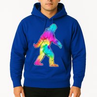 Trippy Sasquatch Tie Dye Colorful Bigfoot Hoodie