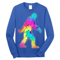 Trippy Sasquatch Tie Dye Colorful Bigfoot Long Sleeve Shirt