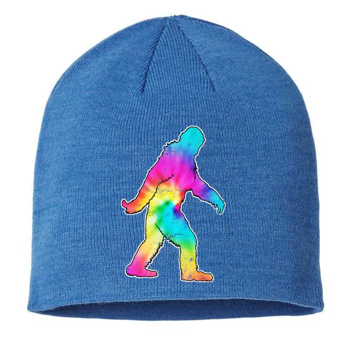 Trippy Sasquatch Tie Dye Colorful Bigfoot Sustainable Beanie