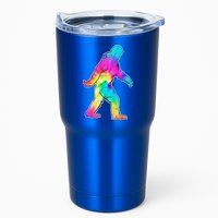 Trippy Sasquatch Tie Dye Colorful Bigfoot Tumbler