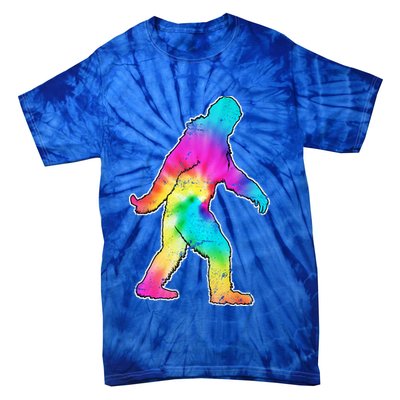 Trippy Sasquatch Tie Dye Colorful Bigfoot Tie-Dye T-Shirt