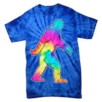 Trippy Sasquatch Tie Dye Colorful Bigfoot Tie-Dye T-Shirt