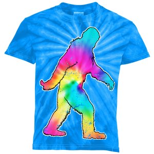 Trippy Sasquatch Tie Dye Colorful Bigfoot Kids Tie-Dye T-Shirt