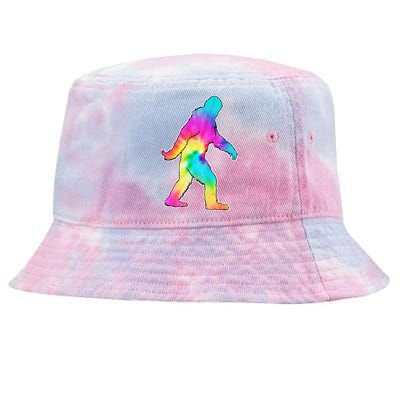 Trippy Sasquatch Tie Dye Colorful Bigfoot Tie-Dyed Bucket Hat