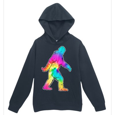 Trippy Sasquatch Tie Dye Colorful Bigfoot Urban Pullover Hoodie