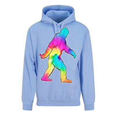 Trippy Sasquatch Tie Dye Colorful Bigfoot Unisex Surf Hoodie