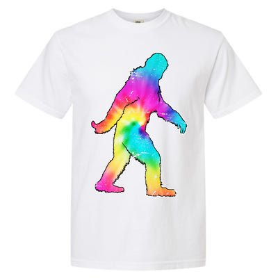 Trippy Sasquatch Tie Dye Colorful Bigfoot Garment-Dyed Heavyweight T-Shirt