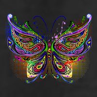 Trippy Variegated Butterfly Cool Comfort Performance Bucket Hat