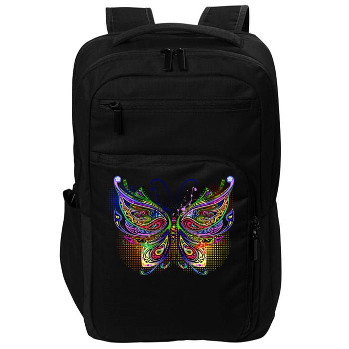 Trippy Variegated Butterfly Impact Tech Backpack