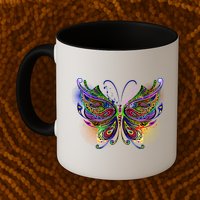 Trippy Variegated Butterfly Mug