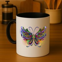 Trippy Variegated Butterfly Mug