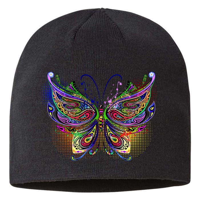 Trippy Variegated Butterfly Sustainable Beanie