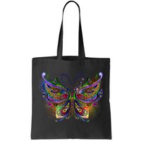 Trippy Variegated Butterfly Tote Bag