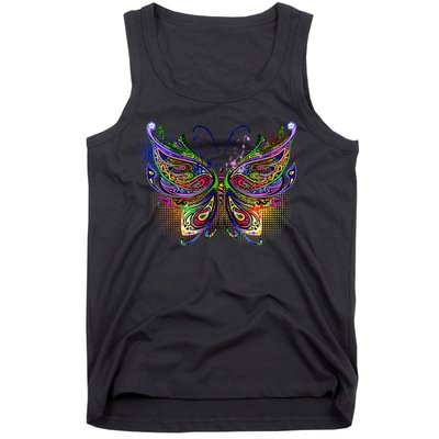 Trippy Variegated Butterfly Tank Top