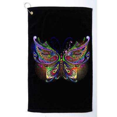 Trippy Variegated Butterfly Platinum Collection Golf Towel