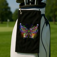 Trippy Variegated Butterfly Golf Towel