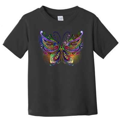 Trippy Variegated Butterfly Toddler T-Shirt