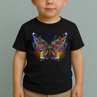 Trippy Variegated Butterfly Toddler T-Shirt