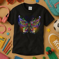 Trippy Variegated Butterfly Kids T-Shirt