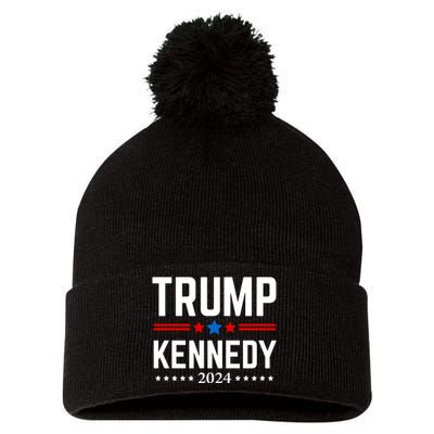 Trump Rfk Jr 2024 Trump Kennedy Pom Pom 12in Knit Beanie