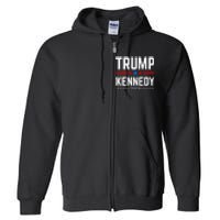 Trump Rfk Jr 2024 Trump Kennedy Full Zip Hoodie