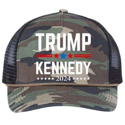 Trump Rfk Jr 2024 Trump Kennedy Retro Rope Trucker Hat Cap