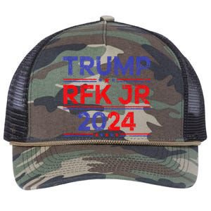 Trump RFK JR 2024 Retro Rope Trucker Hat Cap