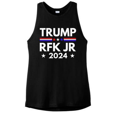 Trump Rfk Jr 2024 Trump Kennedy 2024 Ladies PosiCharge Tri-Blend Wicking Tank