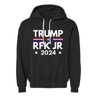 Trump Rfk Jr 2024 Trump Kennedy 2024 Garment-Dyed Fleece Hoodie